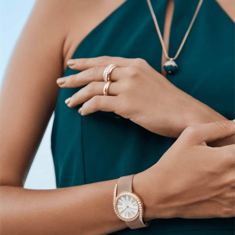 Piaget,Limelight 32mm,32mm,Rose Gold,Rose,Quartz,In-house Caliber,Sapphire,Crystal Glass,G0A41213