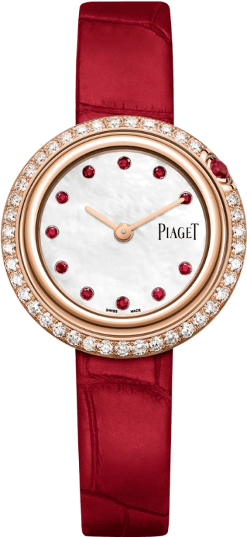 Piaget,Possession 29mm,29mm,Rose Gold,White,In-house Caliber,Sapphire,Crystal Glass,G0A47088