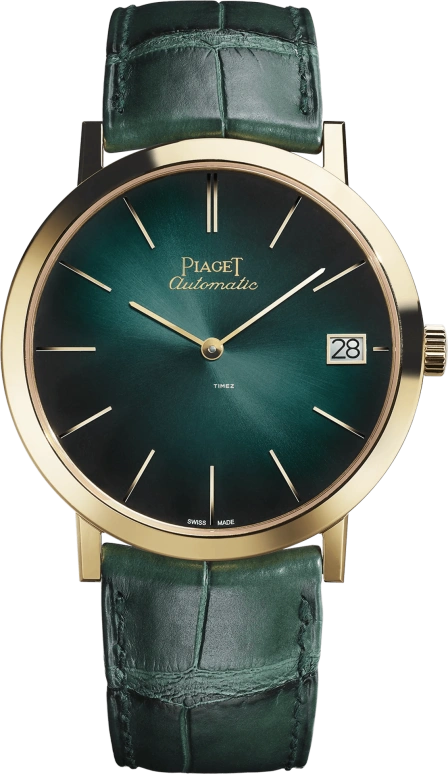 Piaget,Altiplano 40mm,40mm,Yellow Gold,Turquoise,Green,Automatic,Day,In-house Caliber,G0A42052