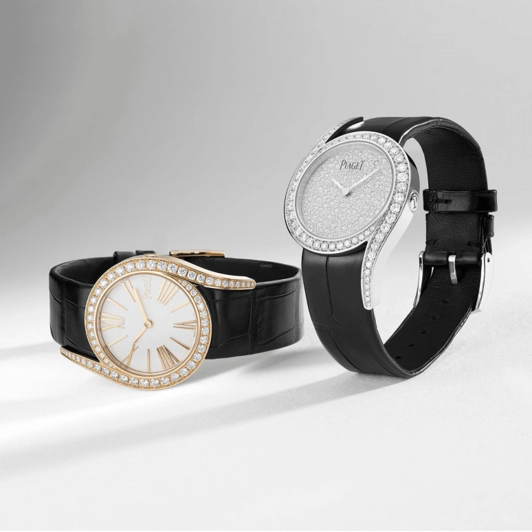 Piaget,Limelight 32mm,32mm,Rose Gold,Silver,Automatic,In-house Caliber,Sapphire,Crystal Glass,G0A45361