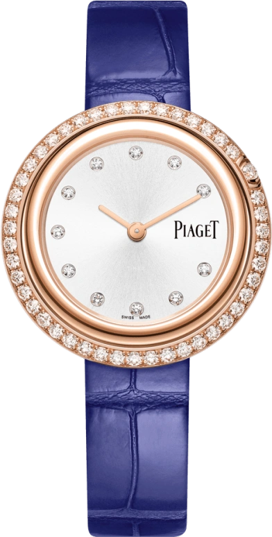 Piaget,Possession 34mm,34mm,Rose Gold,Silver White,Quartz,In-house Caliber,Sapphire,Crystal Glass,G0A44292