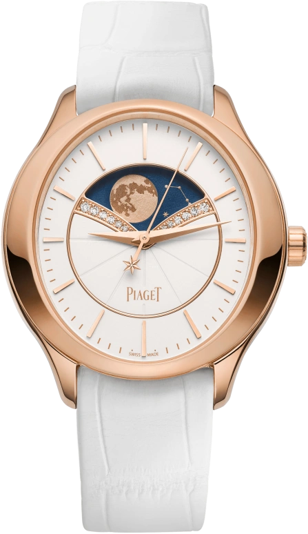 Piaget,Limelight 36mm,36mm,Rose Gold,Rose,White,Automatic,Moonphase,In-house Caliber,G0A40110