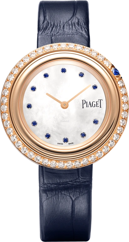 Piaget,Possession 34mm,34mm,Rose Gold,Silver White,Quartz,In-house Caliber,Sapphire,Crystal Glass,G0A44520