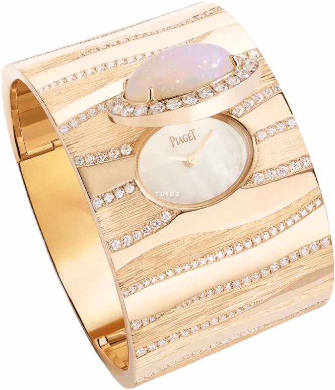 Piaget,High Jewellery 0mm,0mm,Rose Gold,White,Quartz,In-house Caliber,Sapphire,Crystal Glass,G0A42219