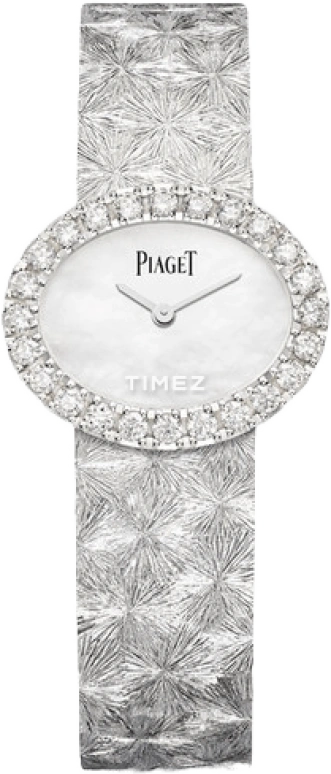 Piaget,Jewellery 27x22mm,27x22mm,White Gold,White,In-house Caliber,Sapphire,Crystal Glass,Setting,Diamonds,G0A43206