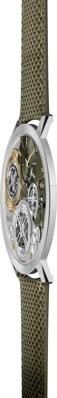 Piaget,Altiplano 41.50mm,41.50mm,Cobalt Alloy,Dual,Silver,Khaki Green,Handwound,Tourbillon,35hours,G0A50530