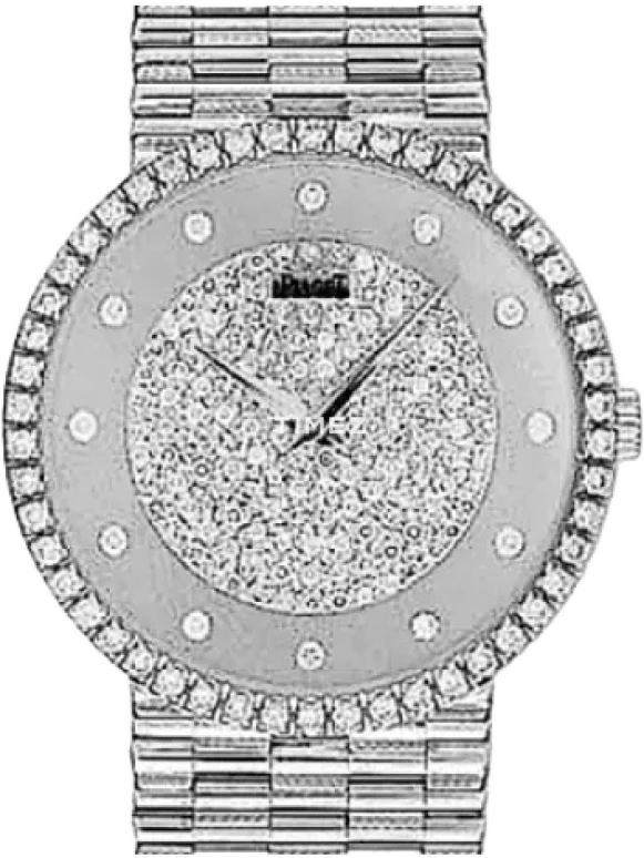 Piaget,Other 32mm,32mm,White Gold,Silver,Quartz,Sapphire,Crystal Glass,Round,G0A10790