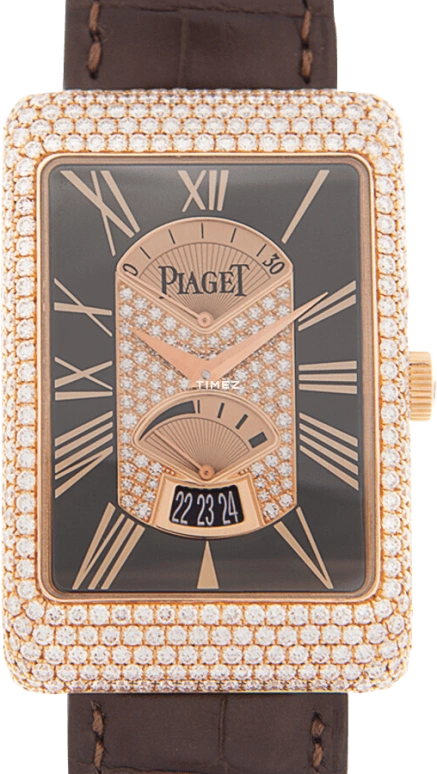 Piaget,Black Tie 30mm,30mm,Rose Gold,Black,Automatic,Day,Power Reserve Indicator,G0A29116