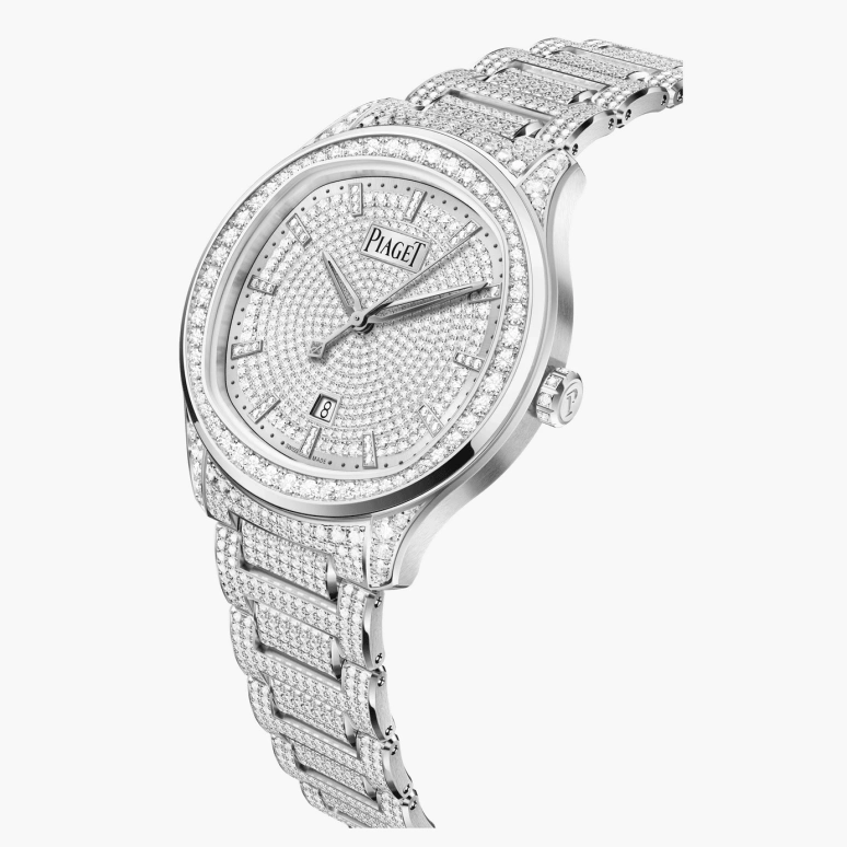 Piaget,Polo 36mm,36mm,White Gold,Silver White,Automatic,Day,40hours,G0A46022