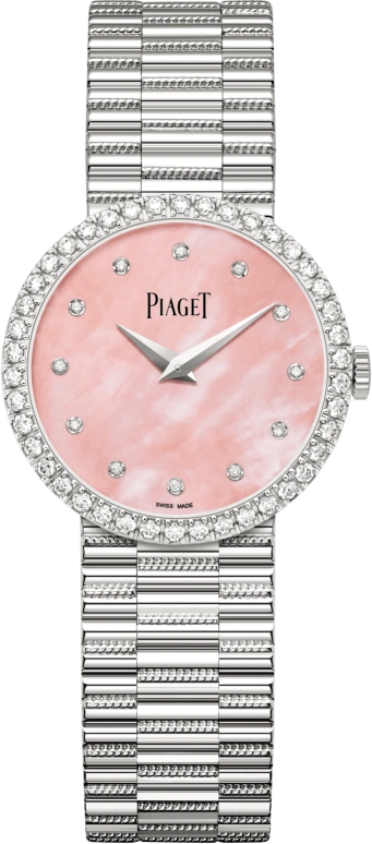 Piaget,Jewellery 26mm,26mm,White Gold,Pink,Handwound,36hours,In-house Caliber,G0A44070