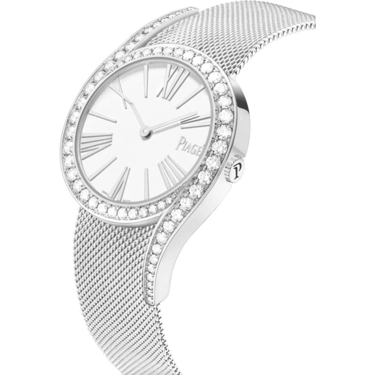 Piaget,Limelight 32mm,32mm,White Gold,Silver White,In-house Caliber,Sapphire,Crystal Glass,Setting,Diamonds,G0A45212