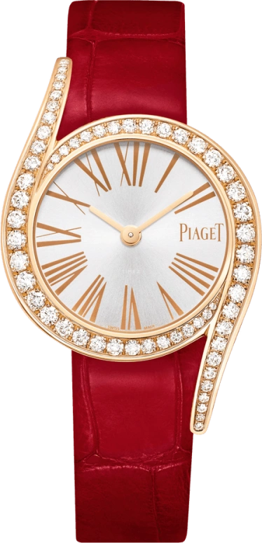 Piaget,Limelight 26mm,26mm,Rose Gold,Silver,Quartz,In-house Caliber,Sapphire,Crystal Glass,G0A43151