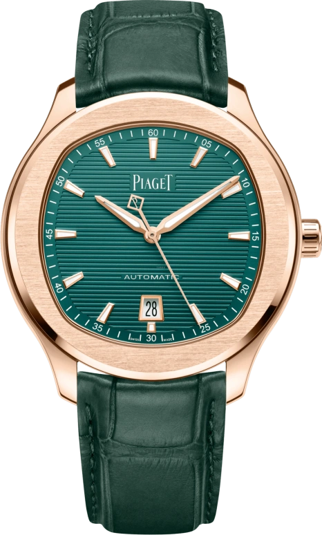 Piaget,Polo 42mm,42mm,Rose Gold,Luminous,Green,Automatic,48hours,In-house Caliber,G0A47010