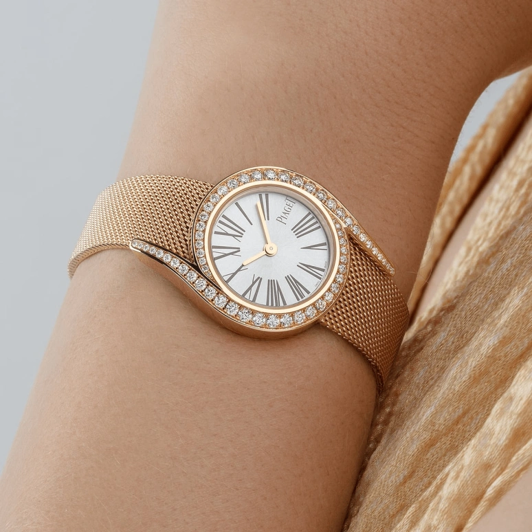 Piaget,Limelight 26mm,26mm,Rose Gold,White,Quartz,In-house Caliber,Sapphire,Crystal Glass,G0A42213
