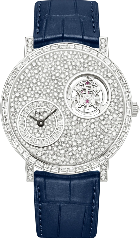 Piaget,Altiplano 41mm,41mm,White Gold,In-house Caliber,Sapphire,Crystal Glass,Square Cut,Setting,Diamonds,G0A44031