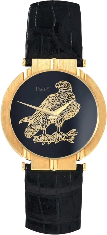 Piaget,Polo 31mm,31mm,Yellow Gold,Black,Quartz,Sapphire,Crystal Glass,Round,7673