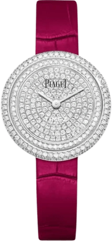 Piaget,Possession 29mm,29mm,White Gold,Silver,Quartz,In-house Caliber,Sapphire,Crystal Glass,G0A44098