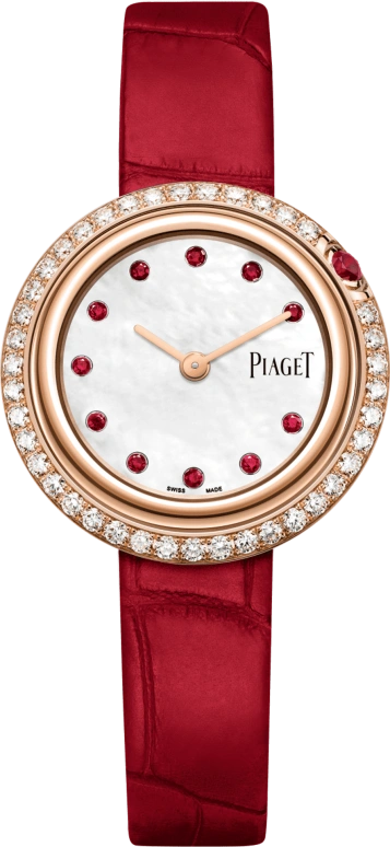 Piaget,Possession 29mm,29mm,Rose Gold,White,In-house Caliber,Sapphire,Crystal Glass,G0A47088