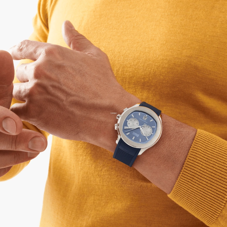 Piaget,Polo 42mm,42mm,Stainless Steel,Blue,Automatic,Chronograph,Day,G0A48024