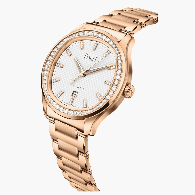 Piaget,Polo 36mm,36mm,Rose Gold,Rose,White,Automatic,Day,40hours,G0A46020
