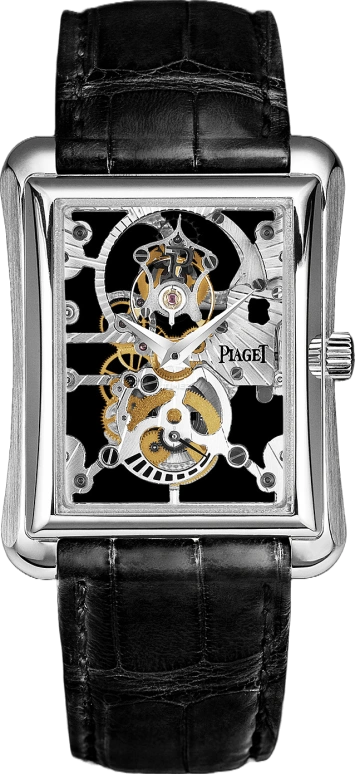 Piaget,Black Tie 32mm,32mm,White Gold,Silver White,Skeleton,Handwound,44hours,In-house Caliber,G0A29108