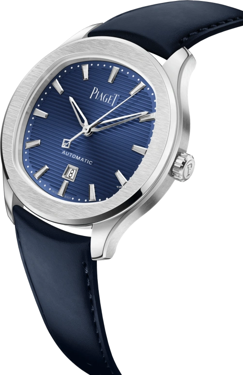 Piaget,Polo 36mm,36mm,Stainless Steel,Blue,Automatic,Day,Sapphire,Crystal Glass,G0A47017