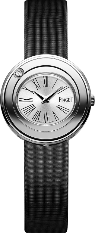 Piaget,Possession 29mm,29mm,White Gold,Grey,Silver,Quartz,In-house Caliber,Sapphire,Crystal Glass,G0A35083