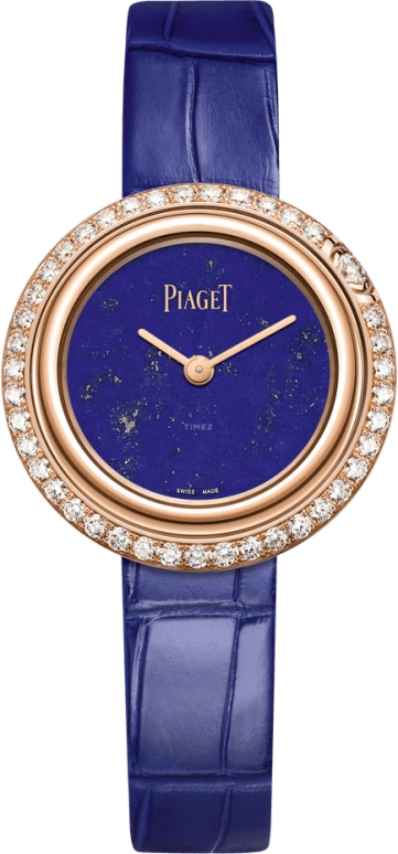 Piaget,Possession 29mm,29mm,Rose Gold,Blue,Quartz,In-house Caliber,Sapphire,Crystal Glass,G0A44186