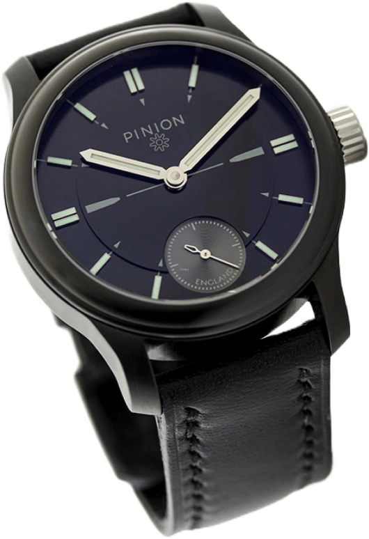 Pinion,Pure 42mm,42mm,Stainless Steel,Black,Handwound,46hours,Sapphire,PU22