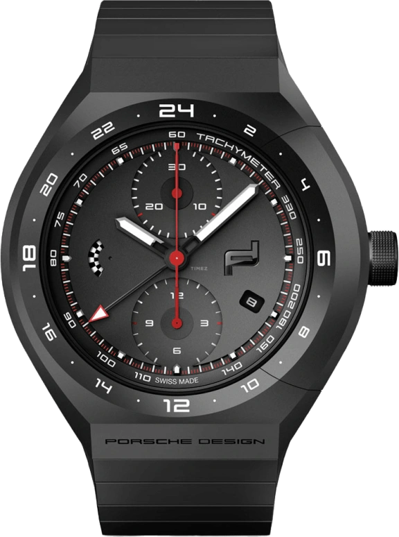 Porsche Design,Monobloc Actuator 45.50mm,45.50mm,Titanium,Black,Automatic,Chronograph,Date,4046901818685