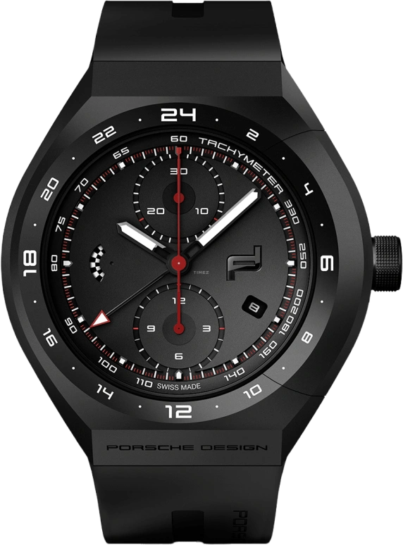 Porsche Design,Monobloc Actuator 45.50mm,45.50mm,Titanium,Black,Automatic,Chronograph,Date,4046901568047
