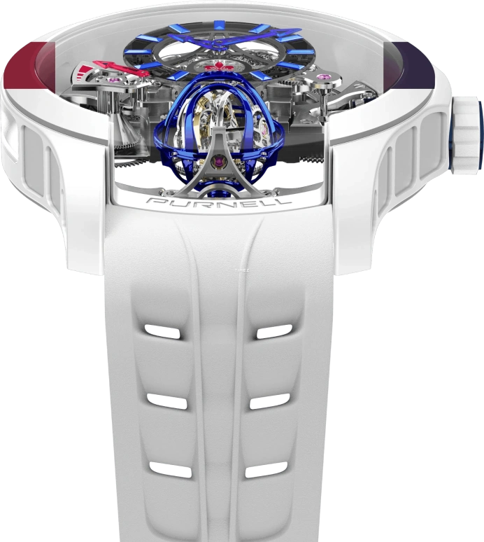 PURNELL,Purnell x PSG 48mm,48mm,Ceraforced Ti,Skeleton,Handwound,Power Reserve Indicator,Tourbillon,P11WETD