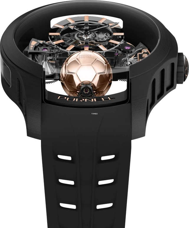 PURNELL,Escape Legend 48x19mm,48x19mm,Carbon,Skeleton,Handwound,Power Reserve Indicator,Tourbillon,P10BKCN
