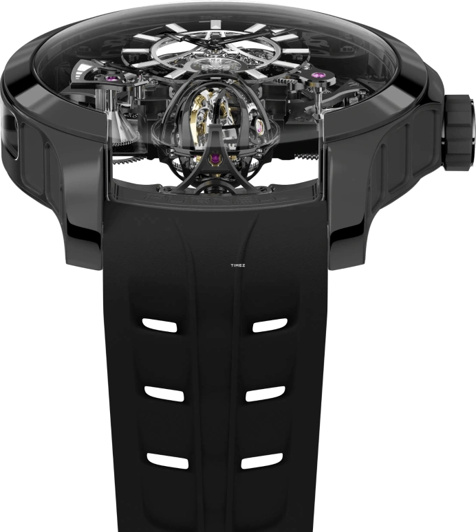 PURNELL,Purnell x PSG 48mm,48mm,Titanium,Skeleton,Handwound,Power Reserve Indicator,Tourbillon,P11GYTIPSG