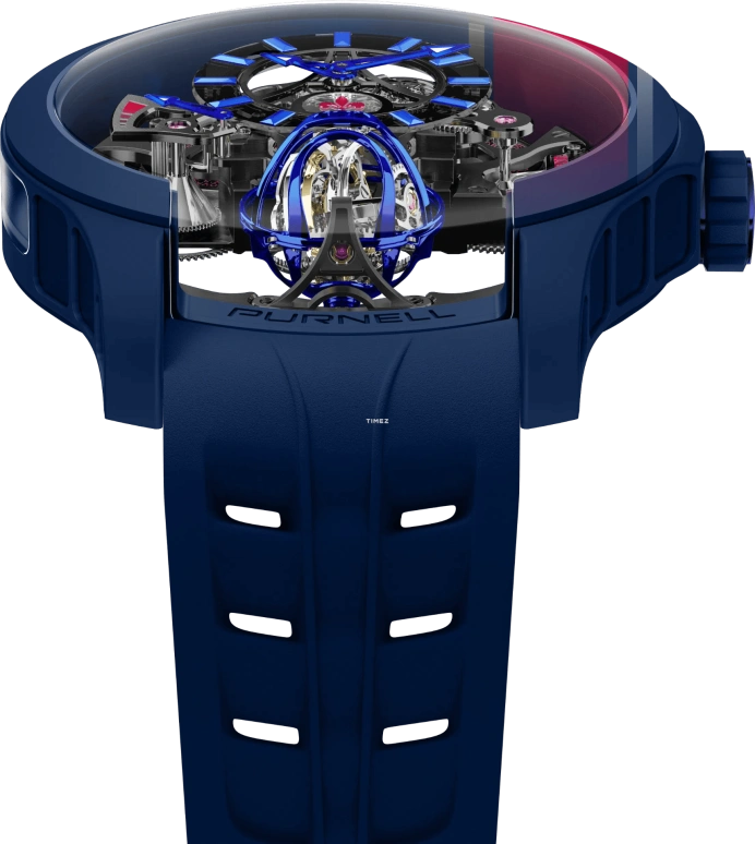 PURNELL,Purnell x PSG 48mm,48mm,Ceraforced Ti,Skeleton,Handwound,Power Reserve Indicator,Tourbillon,P11BETD