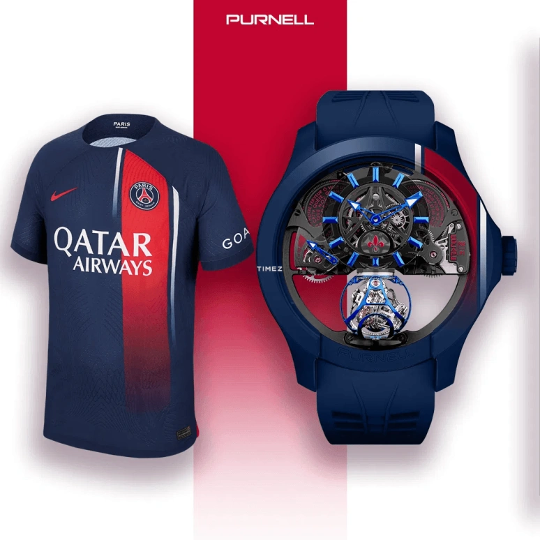 PURNELL,Purnell x PSG 48mm,48mm,Ceraforced Ti,Skeleton,Handwound,Power Reserve Indicator,Tourbillon,P11BETD