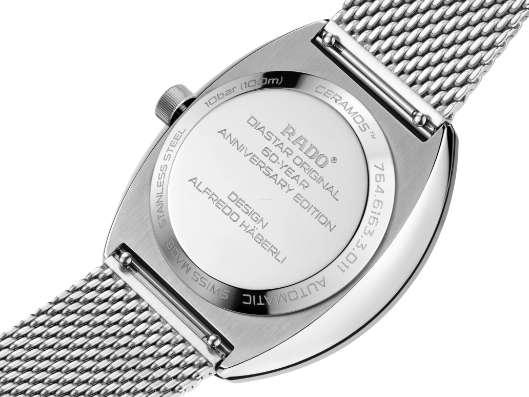 Rado,DiaStar Original 38mm,38mm,Stainless Steel,Silver,Automatic,Day,80hours,R12163118
