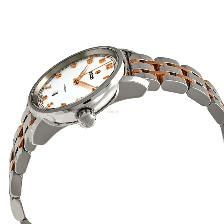 Rado,DiaMaster 33mm,33mm,Stainless Steel,White,Automatic,Day,38hours,R14050133