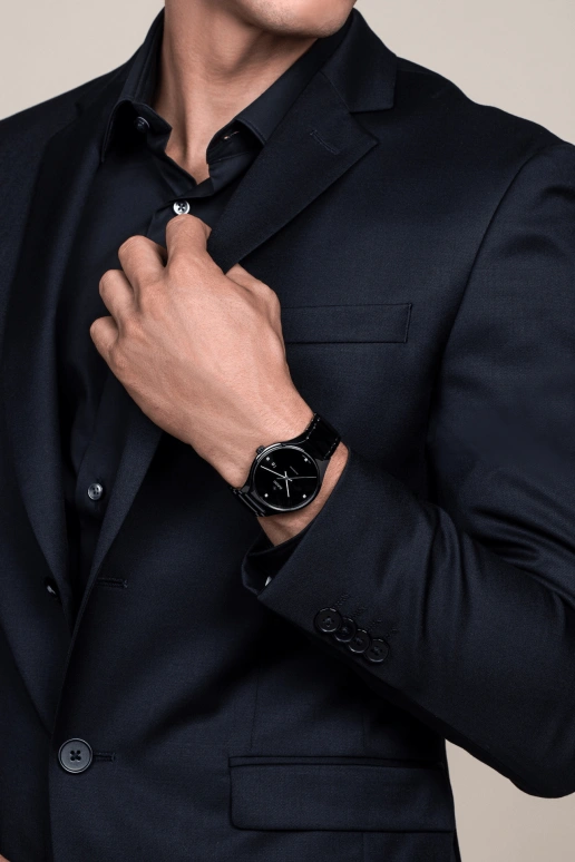 Rado,True Round 40mm,40mm,Ceramic,Black,Automatic,Day,In-house Caliber,R27056722