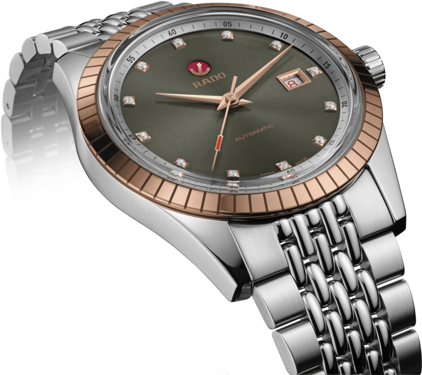 Rado,Tradition 42mm,42mm,Stainless Steel,Grey,Automatic,Day,80hours,R33100703