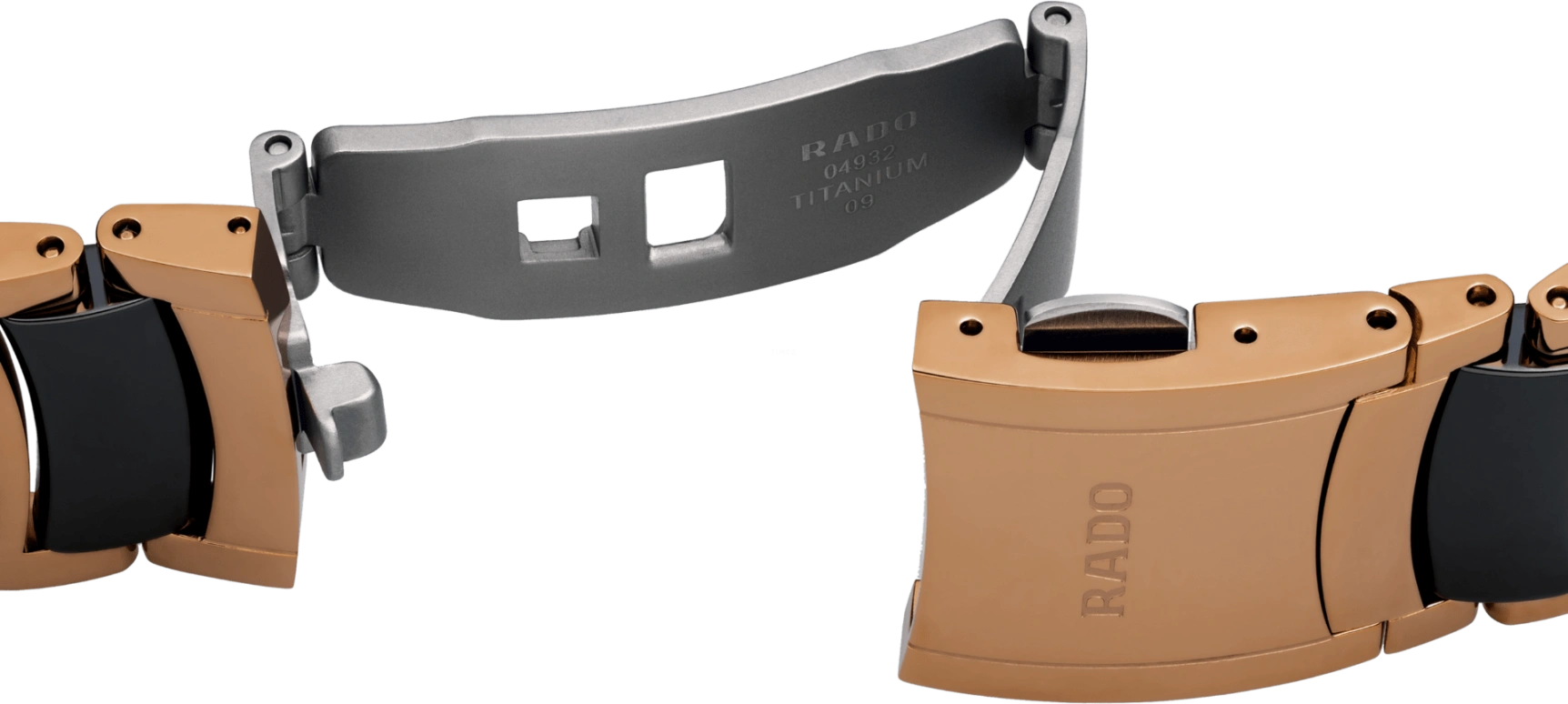 Rado,Centrix 28mm,28mm,Stainless Steel,Black,Quartz,Day,In-house Caliber,R30555712