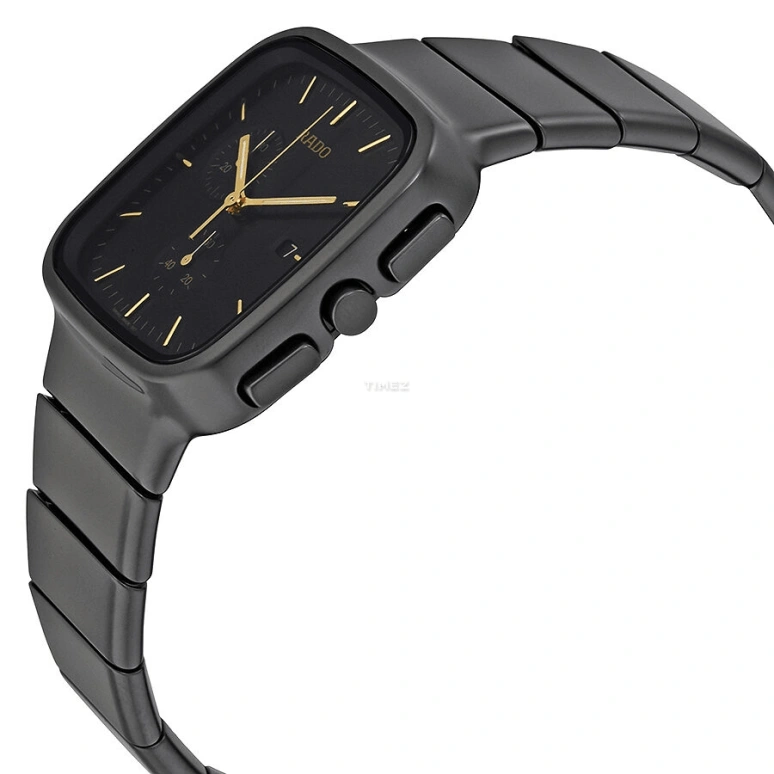 Rado,RX 37mm,37mm,Ceramic,Black,Quartz,Chronograph,Day,R28886172