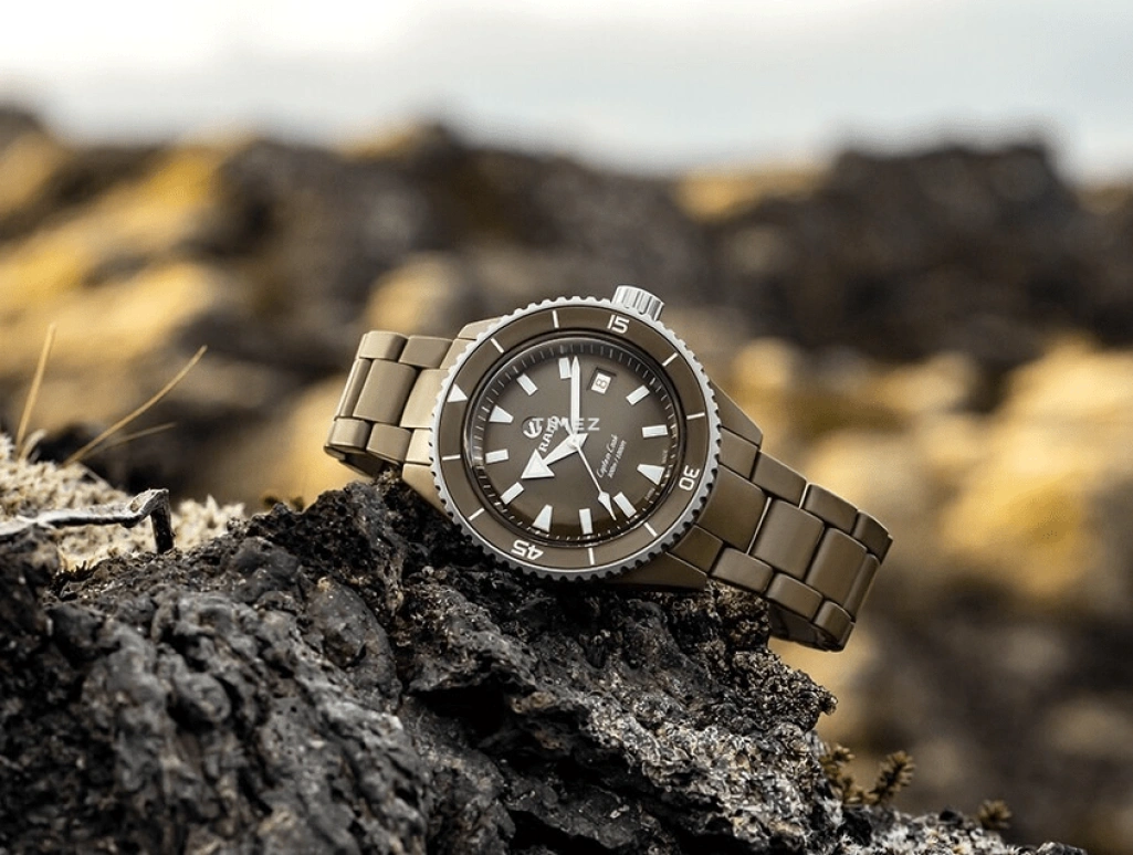 Rado,Captain Cook 43mm,43mm,Ceramic,Olive Green,Automatic,Day,80hours,R32130312