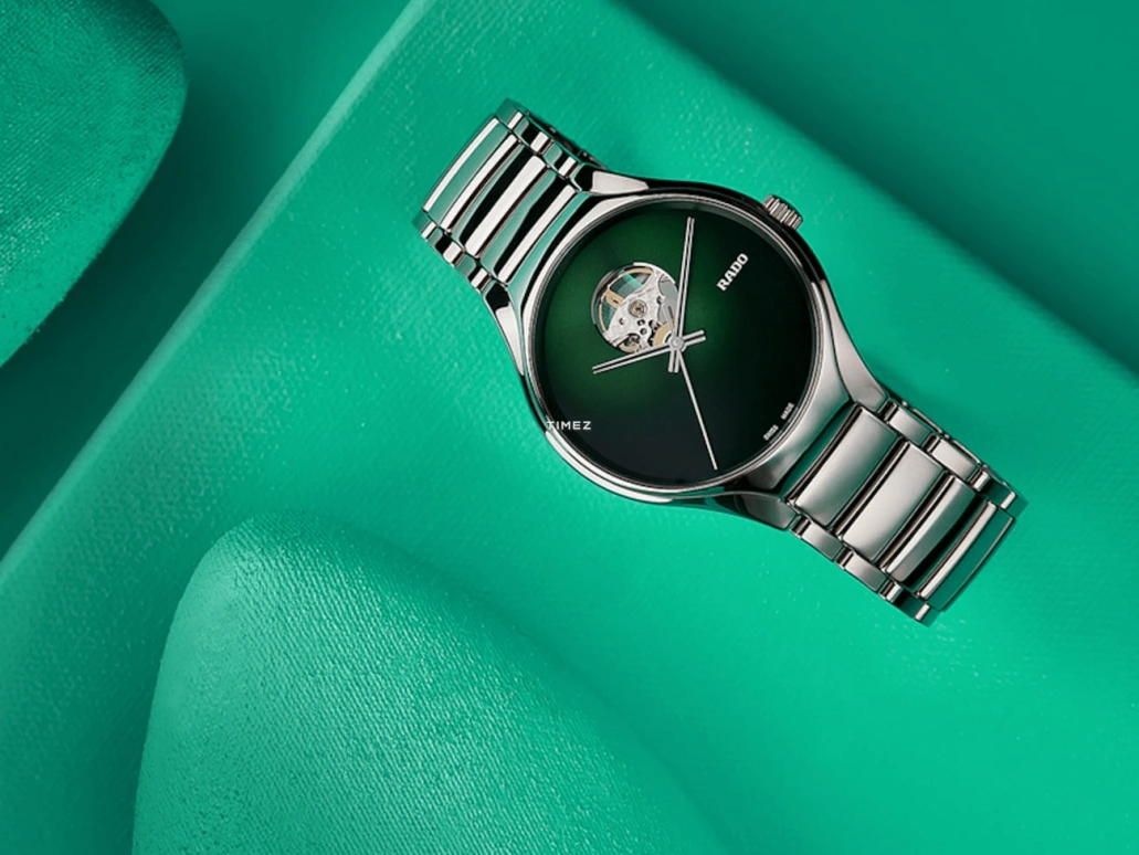 Rado,True Round 40mm,40mm,Ceramic,Titanium Gold,Green,Automatic,80hours,In-house Caliber,R27108312