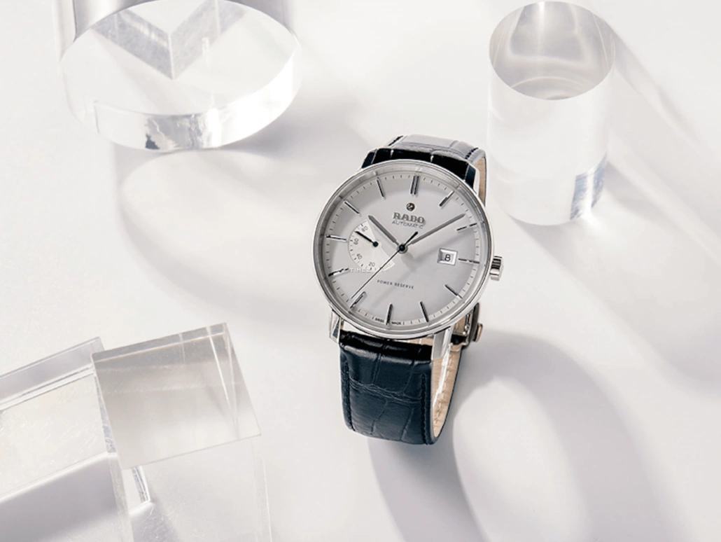 Rado,Coupole 41mm,41mm,Stainless Steel,White,Automatic,Day,Power Reserve Indicator,R22878045