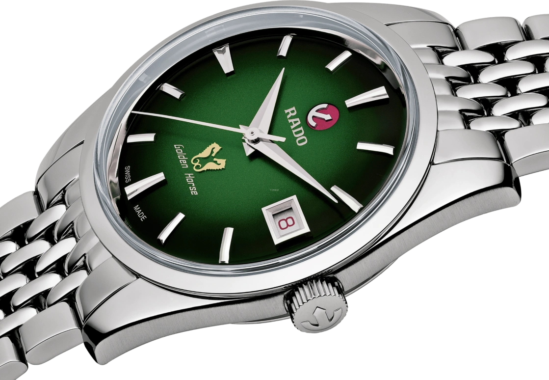 Rado,Tradition 37mm,37mm,Stainless Steel,Green,Automatic,Day,In-house Caliber,R33930313