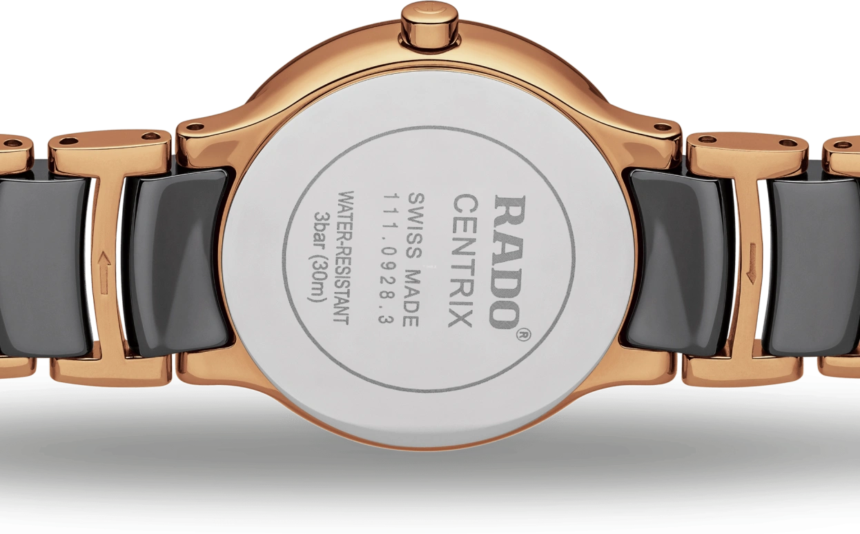 Rado,Centrix 28mm,28mm,Stainless Steel,White,Quartz,Day,In-house Caliber,R30555762
