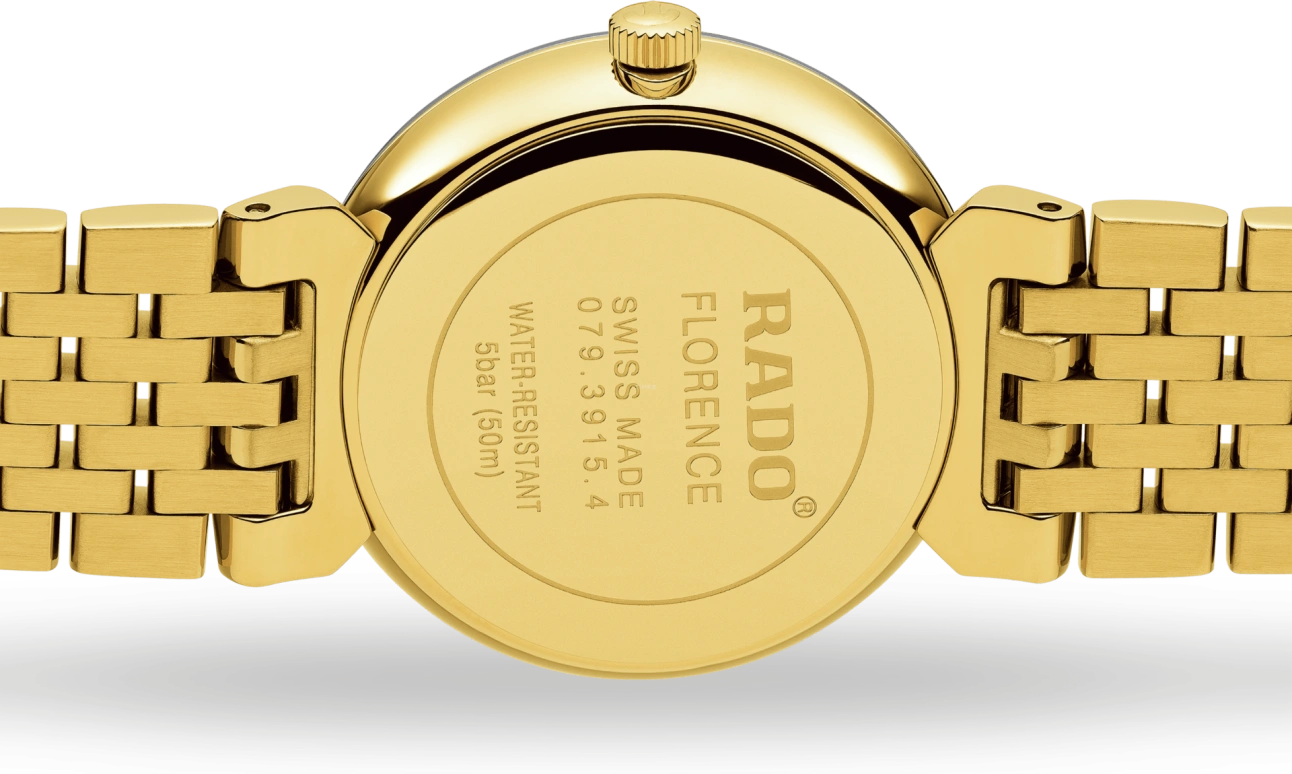 Rado,Florence 30mm,30mm,Stainless Steel,Black,Quartz,Day,In-house Caliber,R48915703