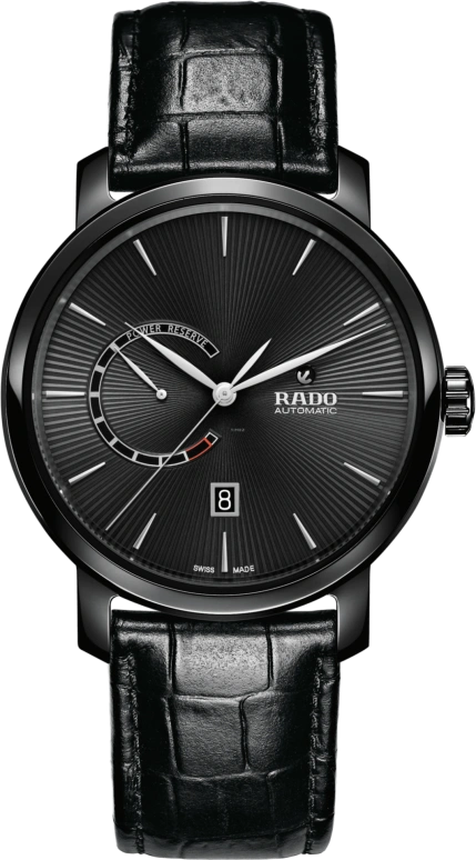 Rado,DiaMaster 43mm,43mm,Ceramic,Black,Automatic,80hours,Sapphire,R14137156