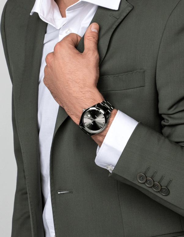 Rado,HyperChrome 42mm,42mm,Ceramic,Grey,Automatic,Day,In-house Caliber,R32254302